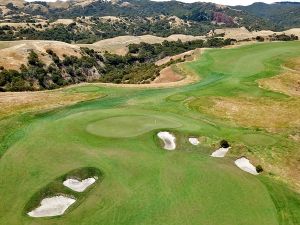 Cape Kidnappers 16th Aerial Green